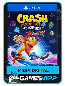 Crash bandicoot 4 about time- Ps4 Mídia digital