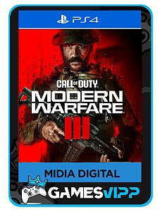 Call of Duty Modern Warfare III - Edição Padrão Ps4 Mídia digital