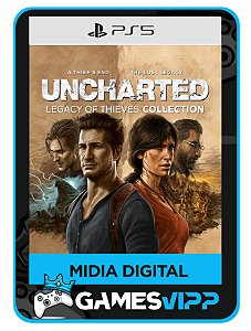 Uncharted coleção legado dos ladrões - Ps5 Midia digital