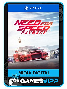 Need for speed Payback - Ps4 Midia digital