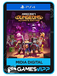 Minecraft dungeons Edição ultimate - Ps4 Midia digital