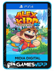 Alex Kidd in Miracle World DX PS4 Midia Digital