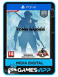 Rise of the Tomb Rider Comemoração de 20 anos-Ps4 Midia digital