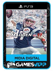 Madden NFL 17 PS3 mídia digital