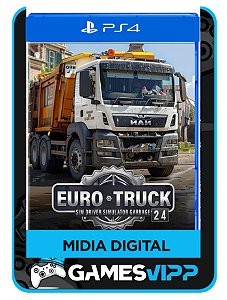 Euro Truck Sim Driver Simulator 24 - Garbage - Ps4 Midia digital