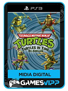 TARTARUGAS NINJAS: TURTLES IN TIME RE-SHELLED PS3 Midia digital