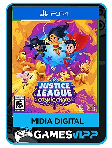 DC Liga da Justiça: Caos cósmico-Ps4 Midia digital