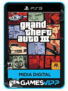 Gta III 3 - Ps3 Midia digital