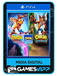 Crash Bandicoot Pacote Quadrilogia - PS4 Midia digital