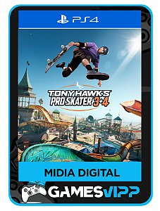 Tony hawks pro skater 3 + 4 PS4 Mídia digital