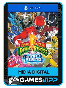 Mighty Morphin Power Rangers Ritas Rewind Ps4 Midia digital