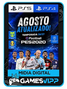 Super patch de atualização PES 2020 temporada 26/27 PS4 E PS5 Midia digital