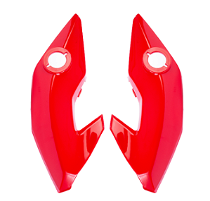 Carenagem Lateral do Farol CG / TITAN / START 125 / 150 160 2014 a 2021  Vermelho Claro