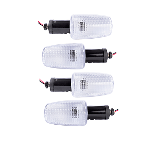 KIT 4 Pisca Seta Titan Fan 125  / 150 CB 250 Bros 160 XRE 160 /190 Cristal