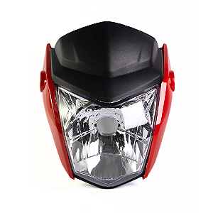 Frente Farol Titan Fan 150 2014 2015 Fan Start 160 2016 a 2021 Vermelho Injetado