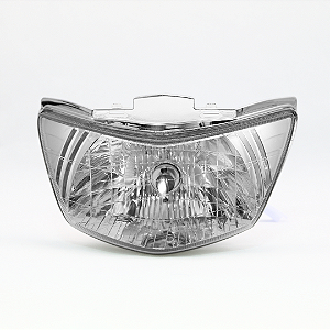 Bloco Óptico Honda Biz 125 (2006–2010) – Encaixe H4 com Lâmpada Halógena H4 12V 35W e Chicote