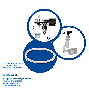 Kit Abastecimento Plástico Multi – Para Purificadores e Sistemas de Filtragem