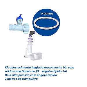 Kit Abastecimento Plástico Multi – Para Purificadores e Sistemas de Filtragem