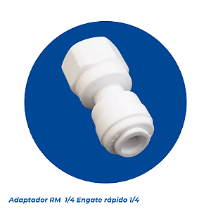 Adaptador Rosca Fêmea 1/4" com Engate Rápido 1/4"