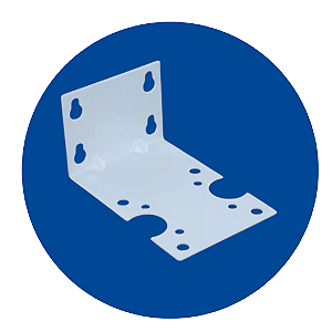 Suporte Metálico para Filtro 5" e 10" com Parafusos