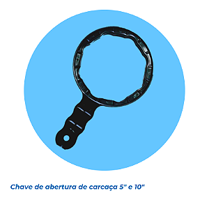 Chave de Abertura para Filtros e Carenagens 5" e 10"