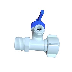 Registro Múltipla Função PU  – Rosca Fêmea e Macho 1/2" com Engate Rápido 1/4"