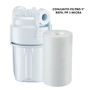 FILTRO 5" refil Popoliprpileno 1 micra