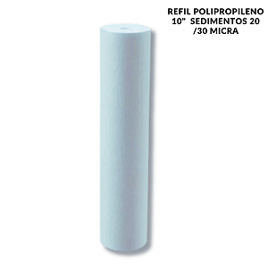 Refil Polipropileno 10" Sedimentos 20/30 Micra