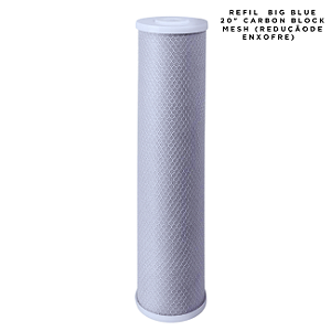 Refil Big Blue 20" Carbon Block Enxofre