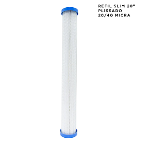 Refil Slim 20" Plissado Lavável 20/40 Micra