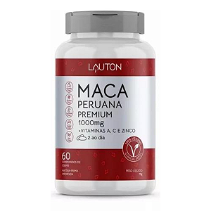 Maca Peruana 1000mg C/ Vitaminas A, C e Zinco