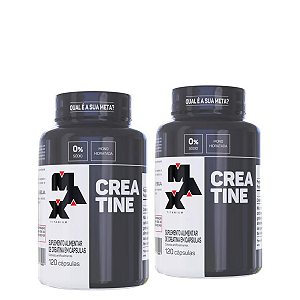 Kit Duas Creatinas 120 Capsula  MonoHidratada - Max Titanium