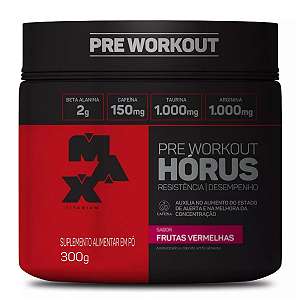 Pré Treino Égide 300g - Max Titanium Frutas Vermelhas