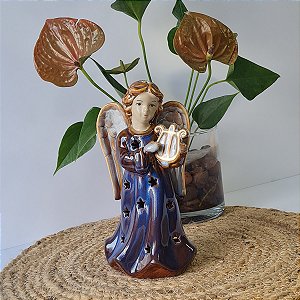 Anjo Porcelana 21 cm