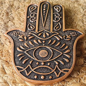 Incensário Hamsa Resina