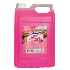 Álcool perfumado floral Troppel 5L
