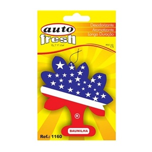Aromatizante árvore EUA Auto Fresh 6,5gr Ref. 1160