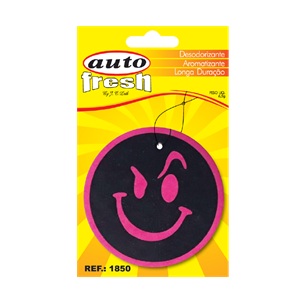Aromatizante emoticon rose spice Auto Fresh 6,5gr Ref. 1850