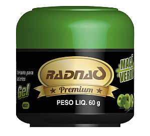 Aromatizante gel maça verde Radnaq 60gr