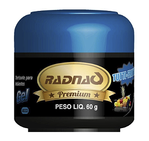 Aromatizante gel tutti frutti Radnaq 60gr