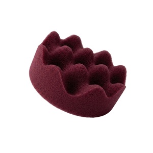 Boina de espuma ondulada corte vinho Rolyjones 3"