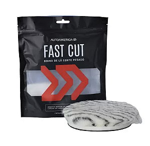 Boina de lã c/ interface corte pesado Fast Cut 6"