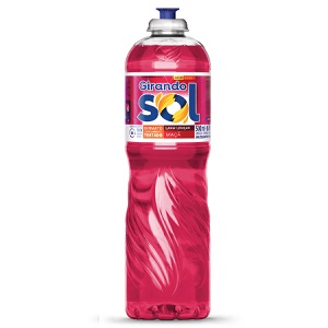 Detergente lava louça maçã Girando Sol 500ml