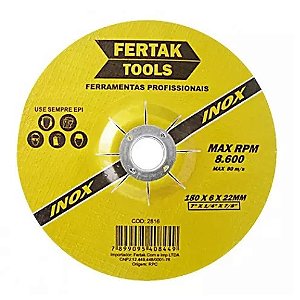 Disco de desbaste 7"x 1/4" Fertak Ref. 2816