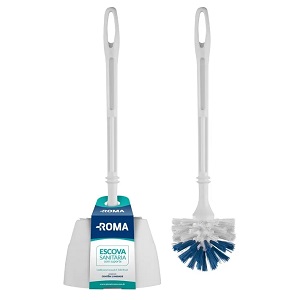 Escova sanitária c/ suporte Roma