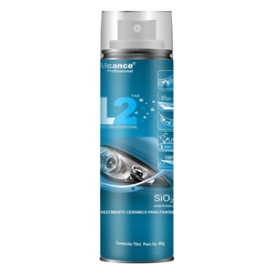 Vitrificador de faróis spray L2 Alcance 65ml