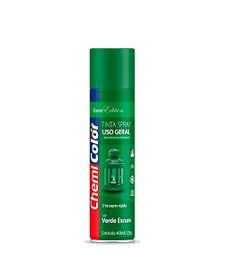 Tinta spray verde escuro Chemicolor 400ml