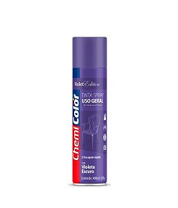 Tinta spray violeta escuro Chemicolor 400ml