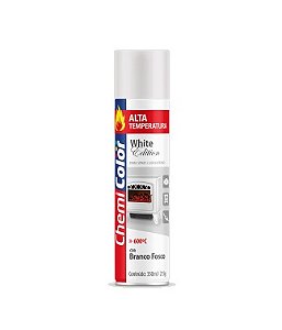 Tinta spray alta temp. branca Chemicolor 350ml