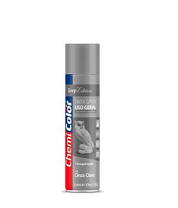Tinta spray cinza claro Chemicolor 400ml